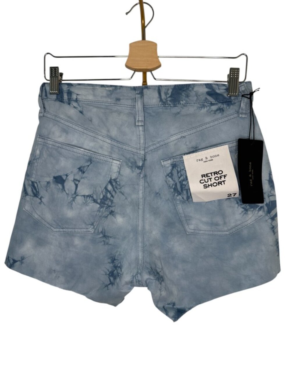 NWT Rag & Bone Tie Dye Retro Cut Off Shorts- 27- MSRP $248 - Picture 2 of 9